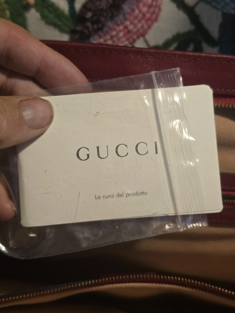 Gucci Re(Belle) Medium Wine Leather Top-Handle Satchel with Gold GG